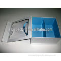 magnetic cardboard window box with ribbon handle